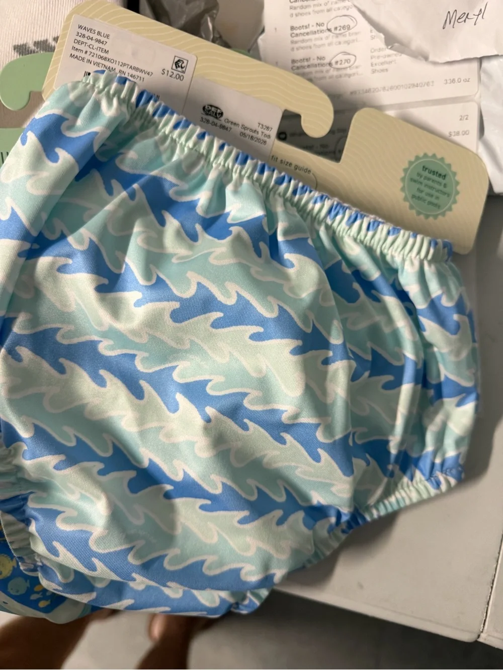 Echo sprouts reusable swim diaper size 3TNWT several colors